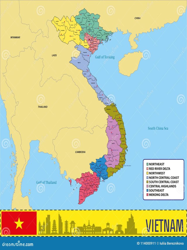 Álbumes 92+ Foto mapa de la region de vietnam El último