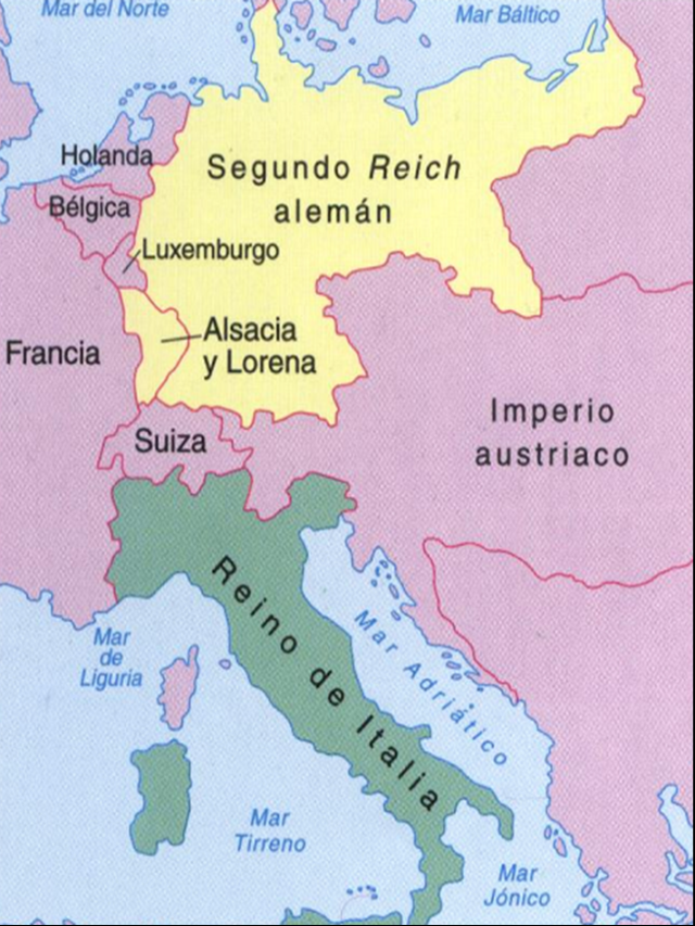 Sintético 94+ Foto mapa de la unificacion de italia y alemania Lleno