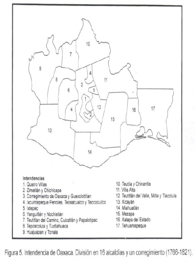 Sintético 103+ Foto mapa de las regiones de oaxaca sin nombre Lleno