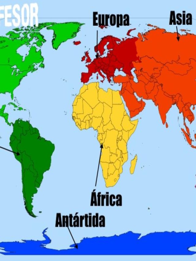 Lista 103+ Foto mapa de los continentes con nombres Actualizar