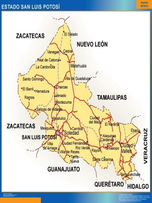 Lista 97+ Foto mapa de los municipios de san luis potosi Cena hermosa