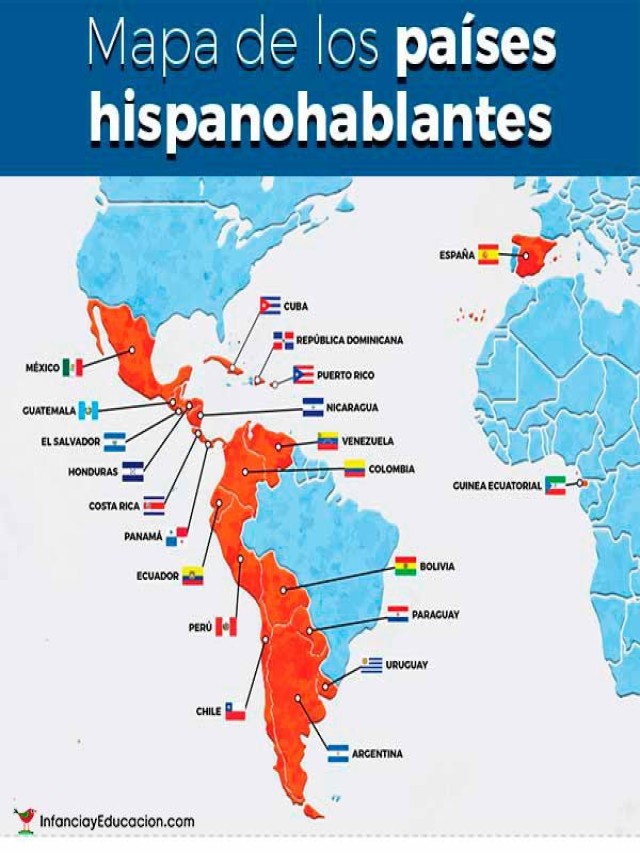 Arriba 97+ Foto mapa de paises donde se habla español como lengua oficial Mirada tensa