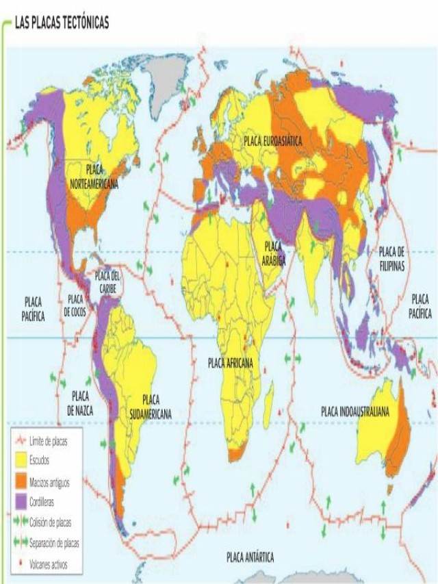 Lista 90+ Foto mapa de placas tectonicas del mundo con nombres Lleno