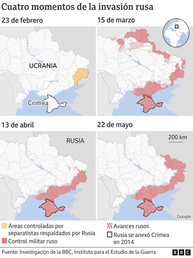 Álbumes 98+ Foto mapa de ucrania y rusia en español Actualizar