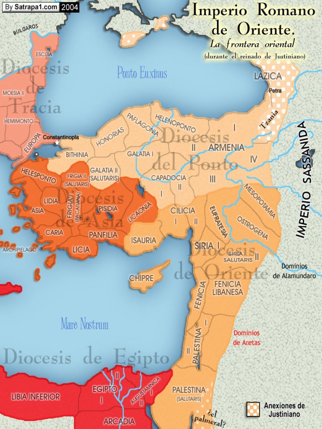 Arriba 90+ Foto mapa del imperio romano de oriente Cena hermosa