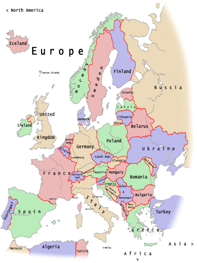 Em geral 104+ Imagen mapa político del continente europeo de 1900 Mirada tensa
