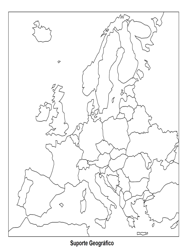 Lista 104+ Foto mapa politico de europa mudo para imprimir tamaño a4 Lleno