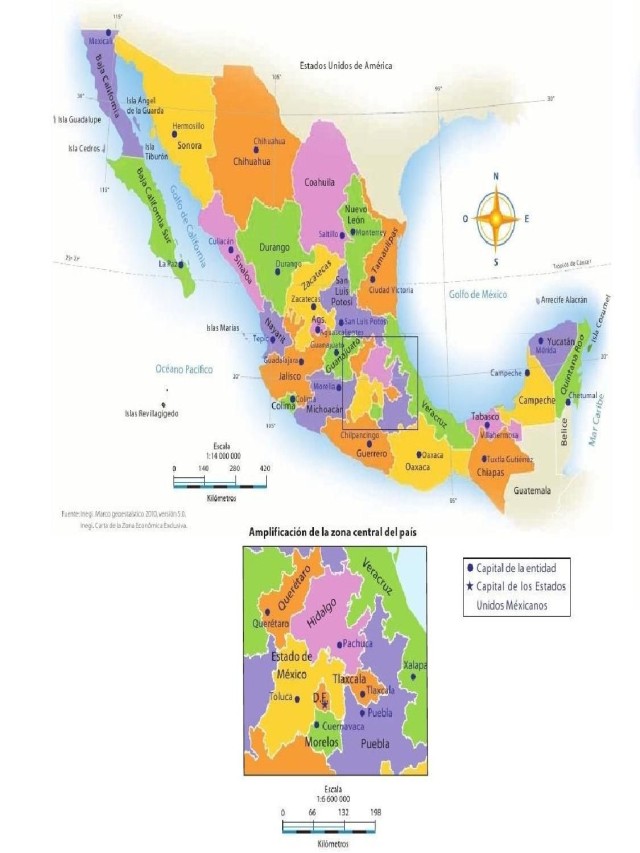 Lista 92+ Foto mapas de las regiones de mexico El último