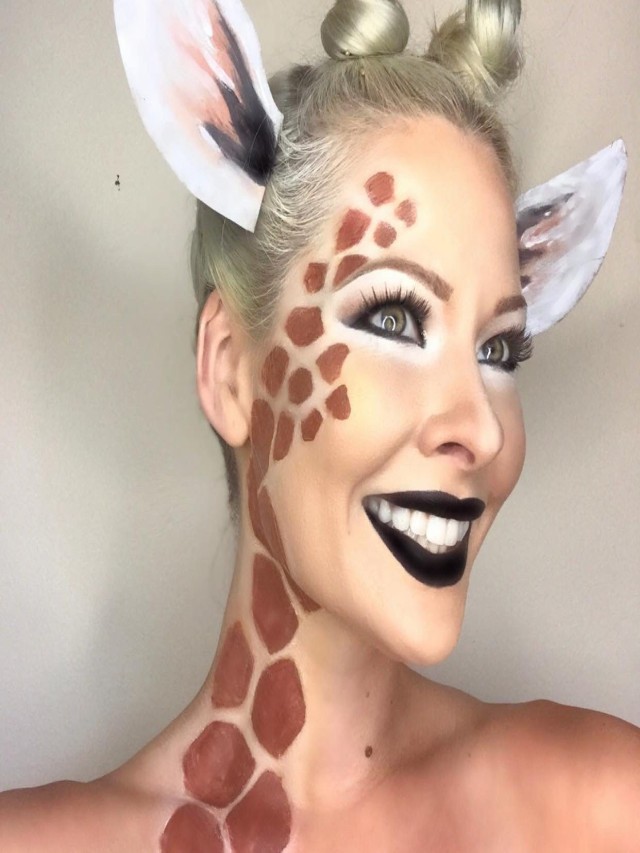 Lista 91+ Foto maquillaje de jirafa para niña sencillo Cena hermosa