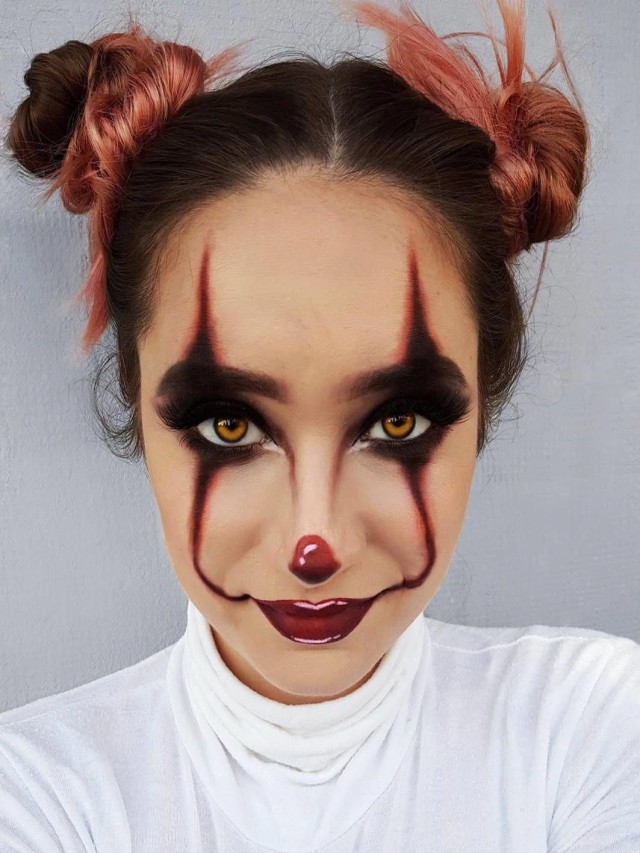 Lista 103+ Foto maquillaje de payaso de terror para mujer Alta definición completa, 2k, 4k