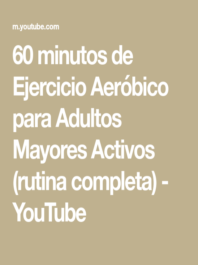Sintético 105+ Foto mariana quevedo ejercicios para adultos mayores 60 minutos Mirada tensa
