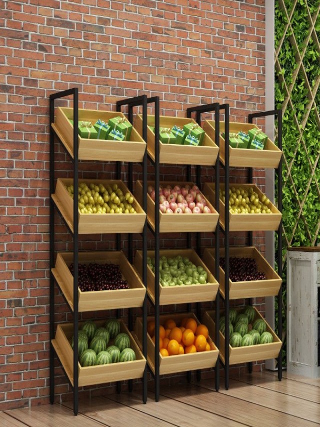 Álbumes 102+ Foto modelos de estantes para frutas y verduras Lleno