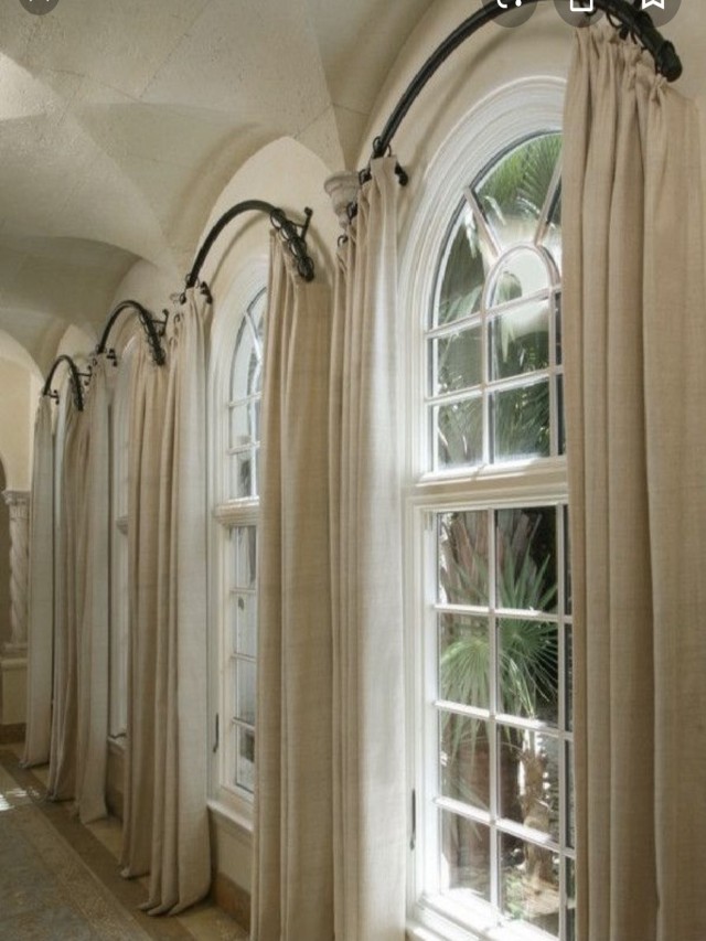Sintético 102+ Foto modernas cortinas para ventanas de arco Lleno