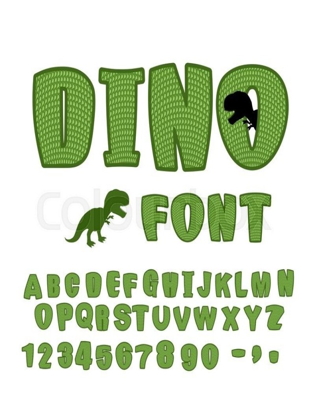 Sintético 101+ Foto molde letras de dinosaurios para imprimir Lleno