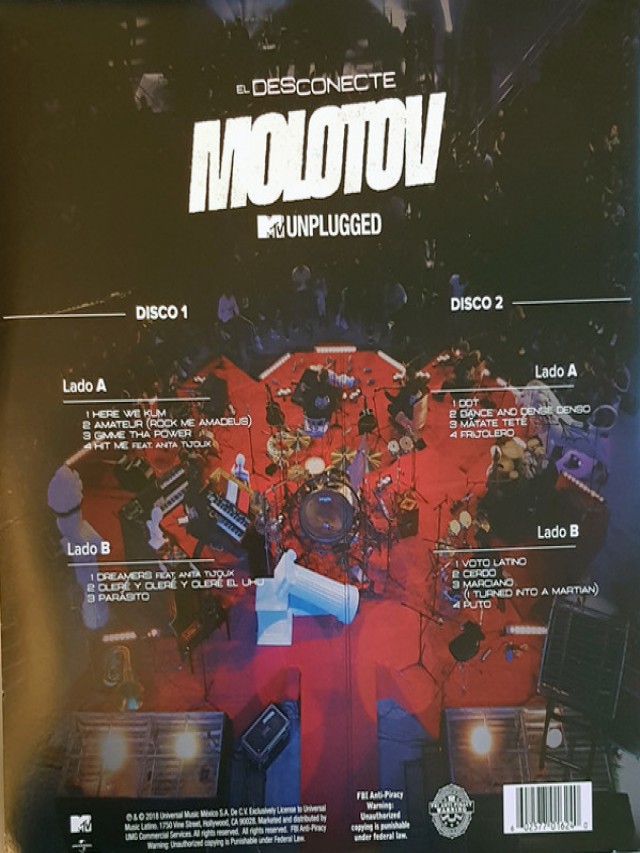 Sintético 97+ Foto molotov mtv unplugged: el desconecte canciones El último