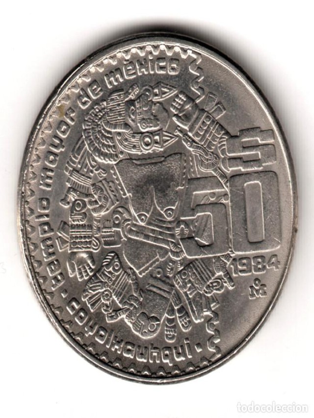Sintético 99+ Foto moneda de 50 pesos de 1984 valor actual Alta definición completa, 2k, 4k
