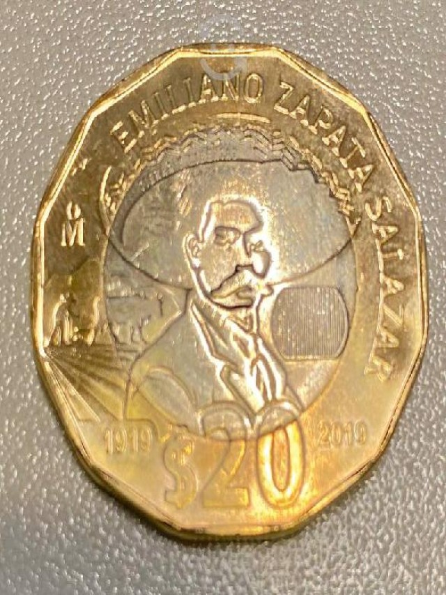 Lista 97+ Foto moneda de emiliano zapata de $20 valor Lleno