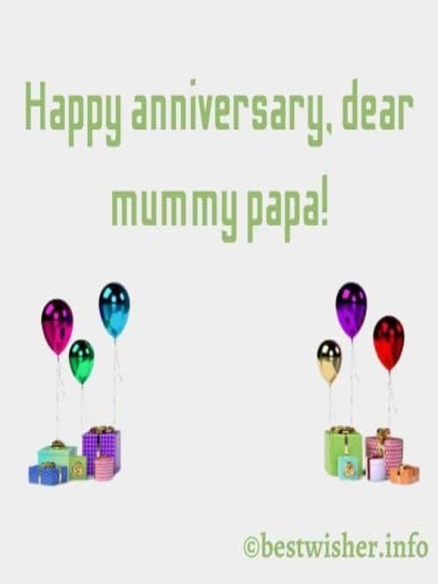 Arriba 104+ Imagen mummy papa ki anniversary wishes in english El último