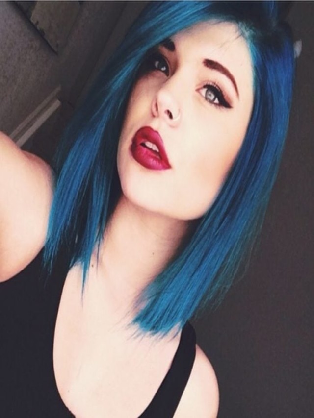 Lista 97+ Foto niñas con el pelo pintado de azul Cena hermosa