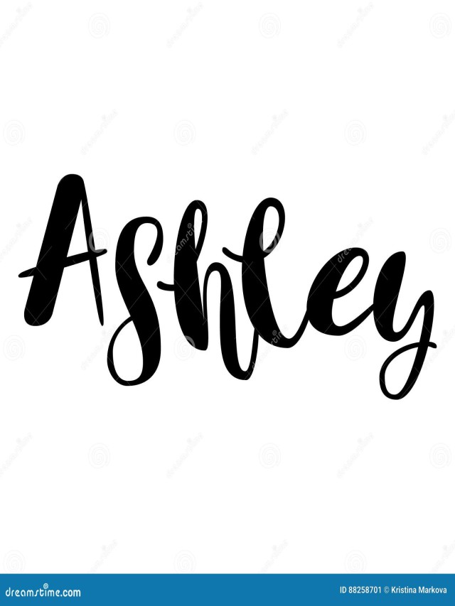 Arriba 97+ Foto nombre de ashley en letra cursiva Cena hermosa