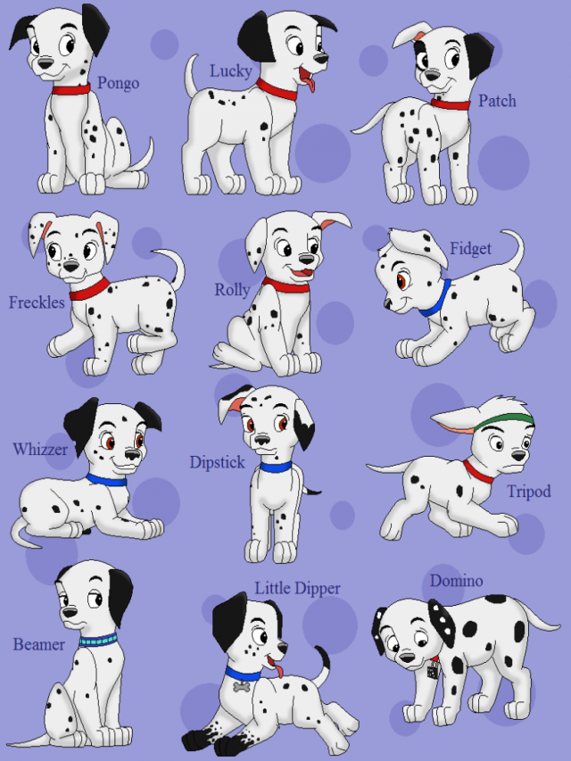 Lista 94+ Foto nombre de los perros de los 101 dalmatas Alta definición completa, 2k, 4k