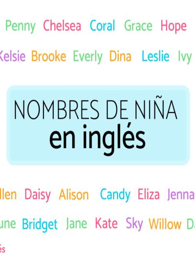 Lista 94+ Foto nombres de niña con e en inglés Lleno