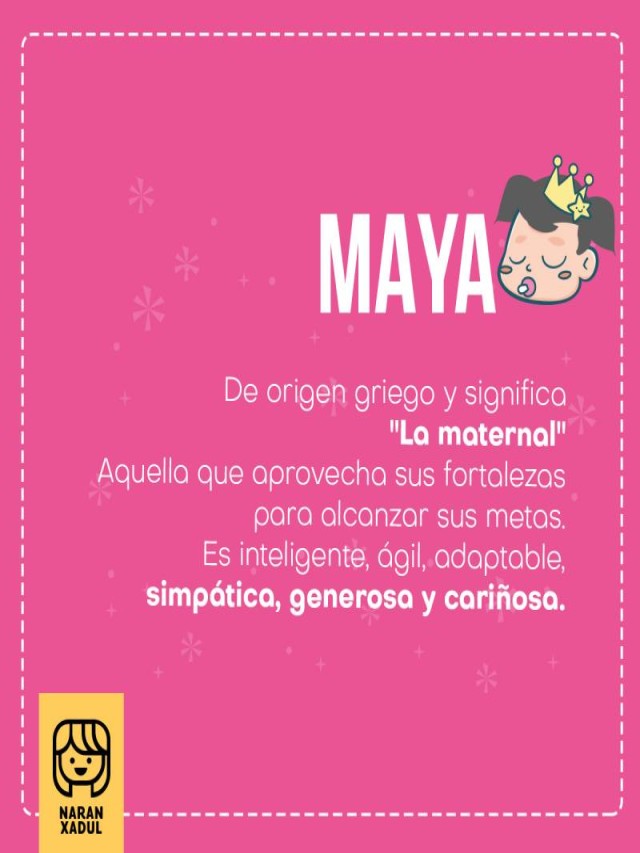 Álbumes 91+ Foto nombres de niña mayas y su significado en español Cena hermosa