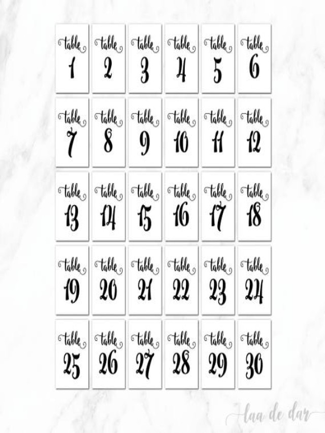 Sintético 99+ Foto números del 1 al 30 para imprimir y recortar Lleno