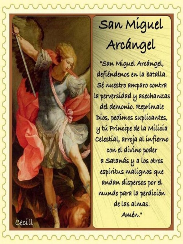 Álbumes 96+ Foto oracion a san miguel arcangel para proteccion contra todo mal Mirada tensa
