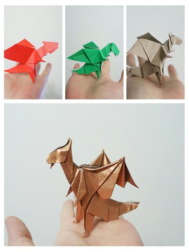 Arriba 105+ Foto origami de dragon paso a paso Mirada tensa