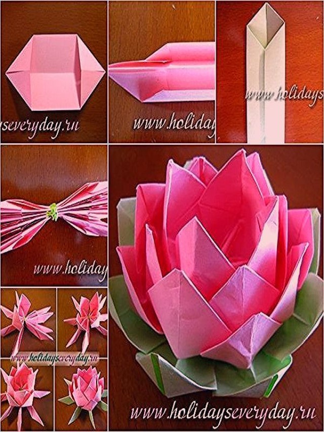 Álbumes 93+ Foto origami flor de loto paso a paso Mirada tensa