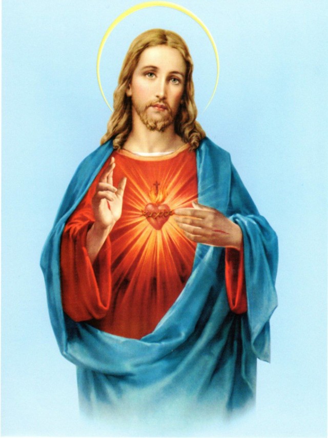 Sintético 92+ Foto original imagen del sagrado corazon de jesus Lleno