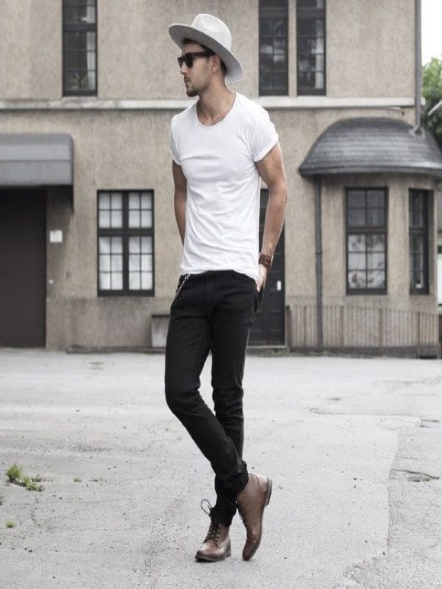 Lista 103+ Foto outfit camisa negra pantalon blanco hombre Mirada tensa