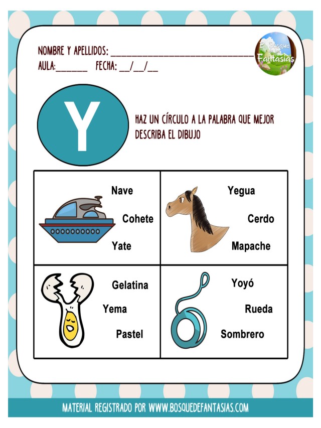 Sintético 97+ Foto palabras con y en español para niños El último