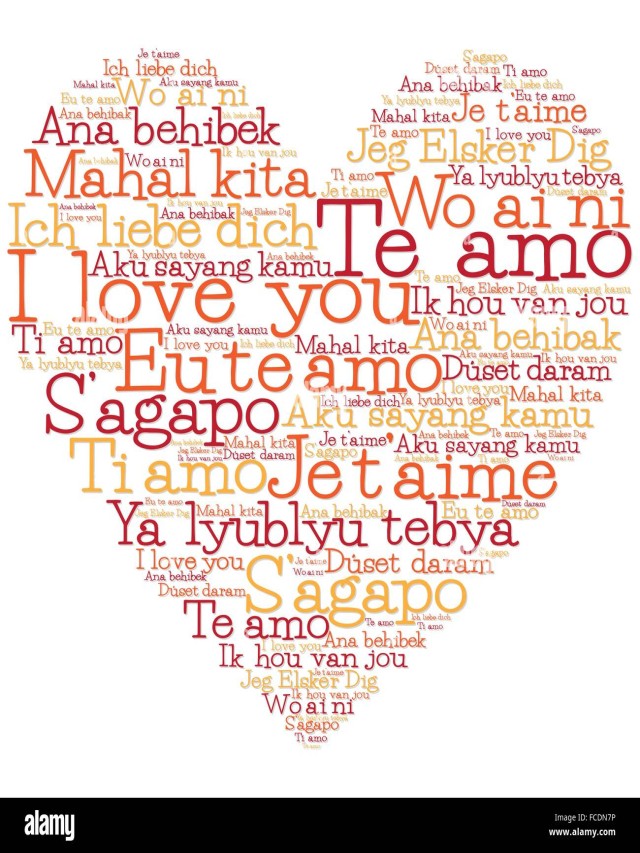 Sintético 102+ Foto palabras de amor en diferentes idiomas Actualizar