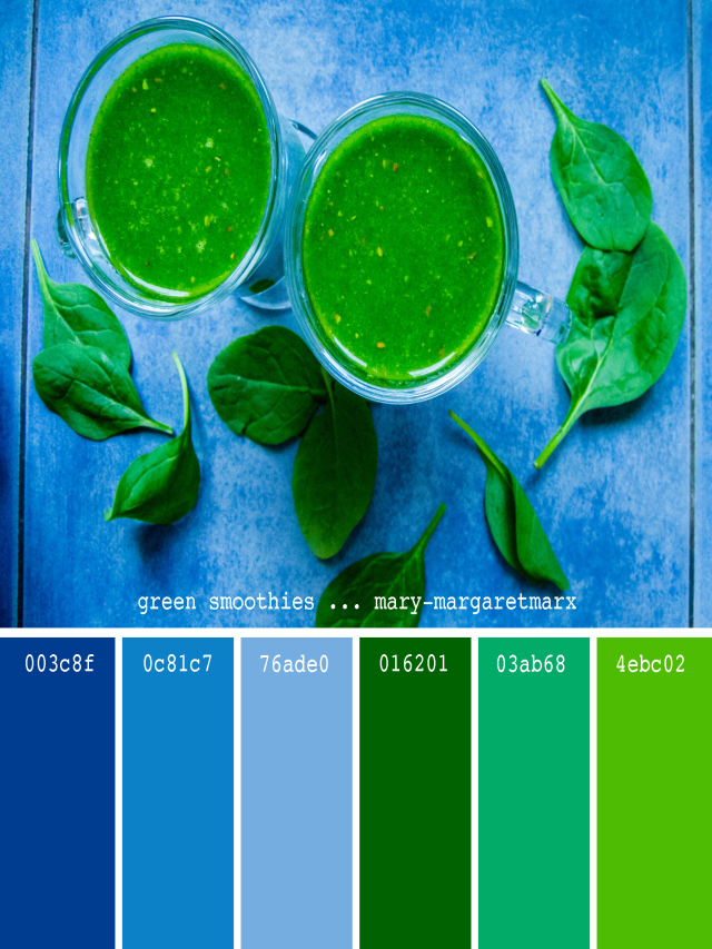 Sintético 91+ Foto paletas de colores azules y verdes Actualizar