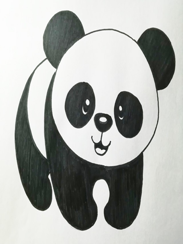 Lista 96+ Foto pandas tiernos para dibujar a lapiz Mirada tensa