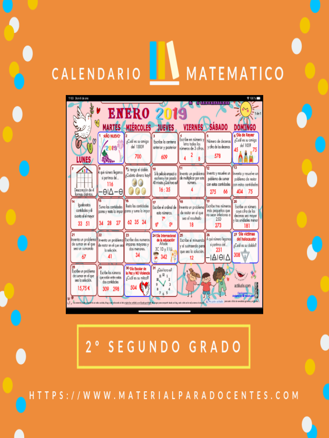 Arriba 92+ Foto para que sirve el calendario para niños de segundo grado Mirada tensa