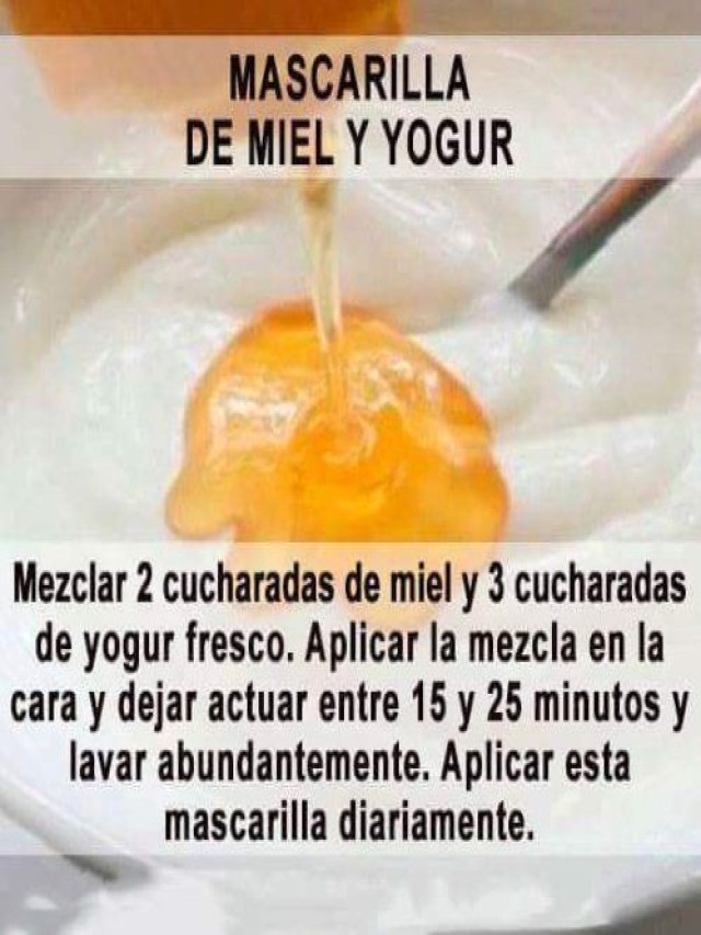 Sintético 94+ Foto para que sirve la mascarilla de yogurt con miel Actualizar