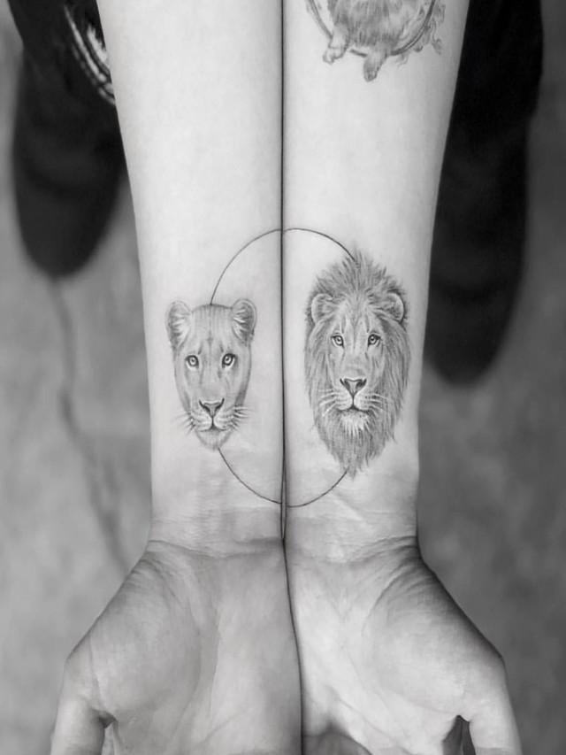 Lista 90+ Foto pareja tatuajes de leon y leona juntos Cena hermosa