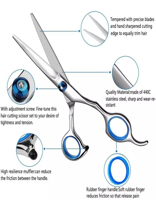 Sintético 90+ Foto partes de la tijera de corte de cabello Actualizar