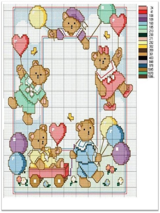 Álbumes 97+ Foto patrones diseños de bordados para bebes Actualizar