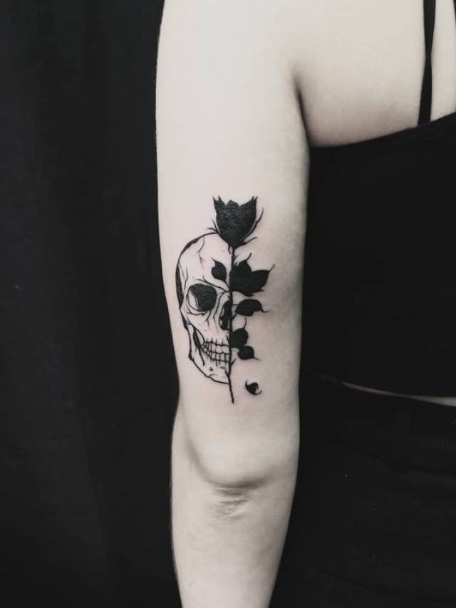 Álbumes 96+ Foto pequeño tatuajes de la santa muerte con rosas Actualizar