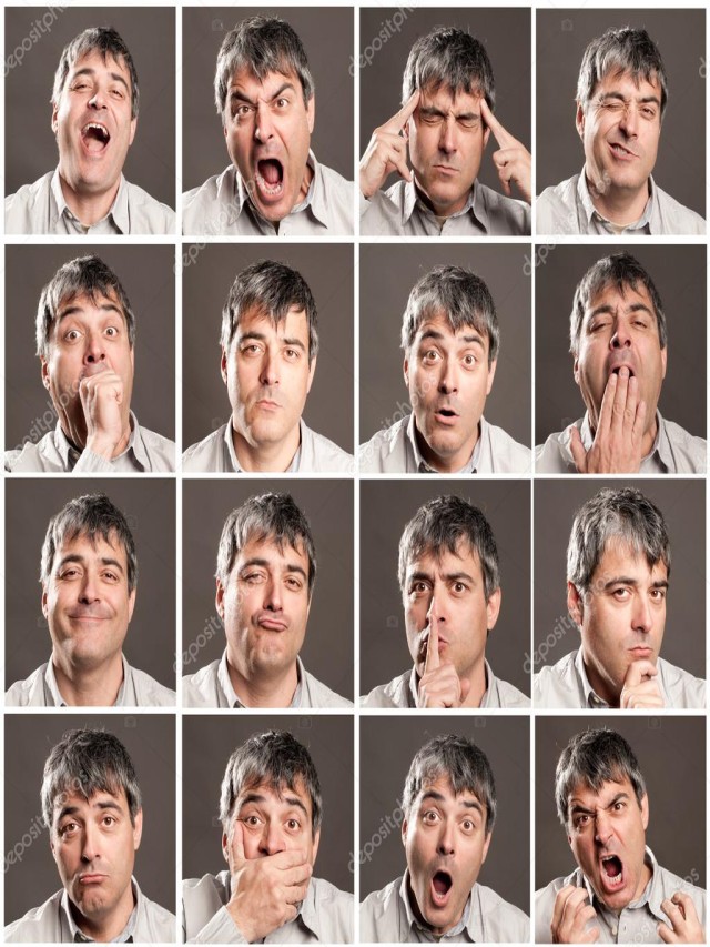 Sintético 100+ Foto personas que hacen muchos gestos con la cara Mirada tensa