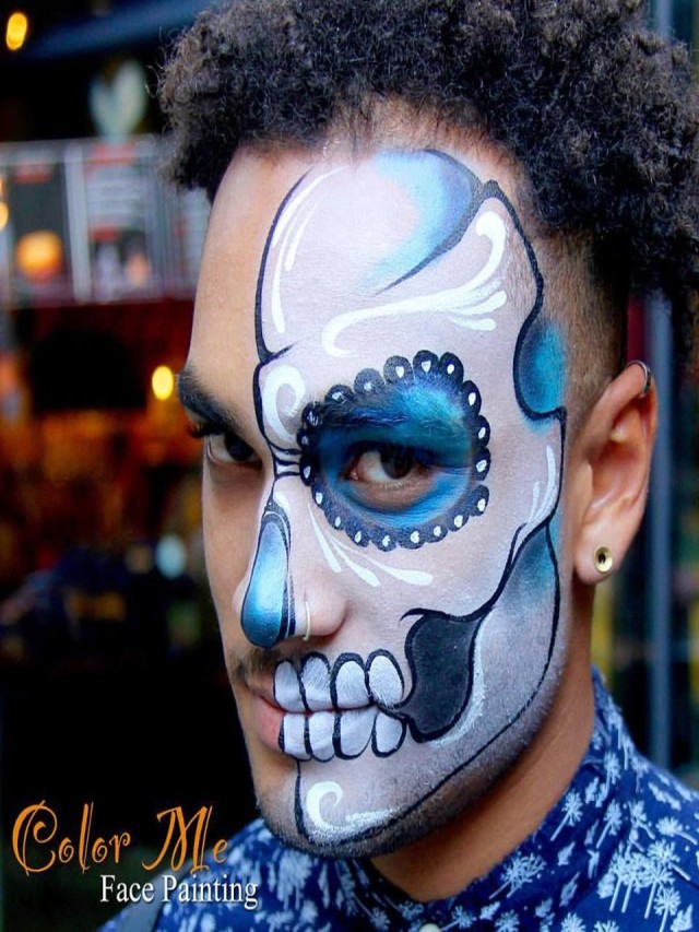 Lista 105+ Imagen pintura de dia de muertos para hombre El último