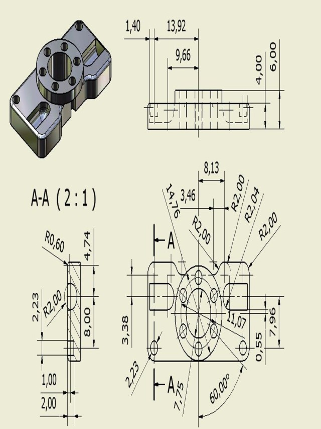 Lista 101+ Imagen planos de piezas mecanicas para inventor Actualizar