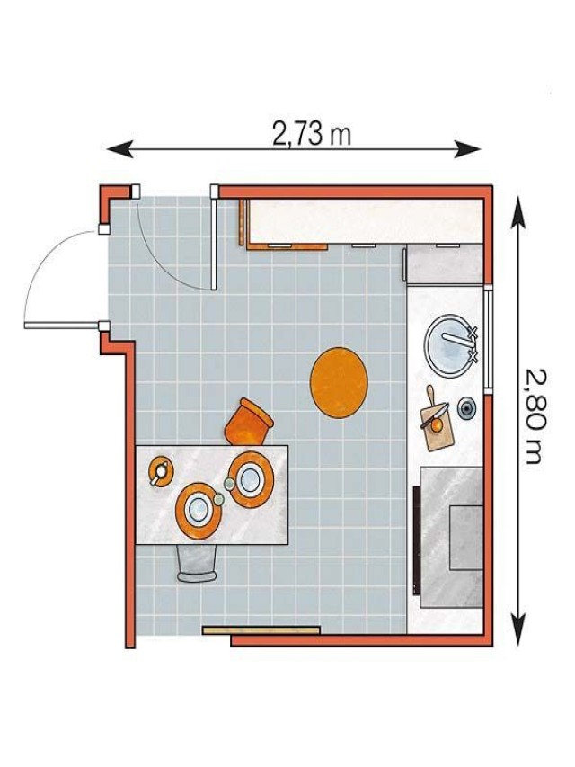 Lista 103+ Foto planos de cocinas pequeñas en 3d El último