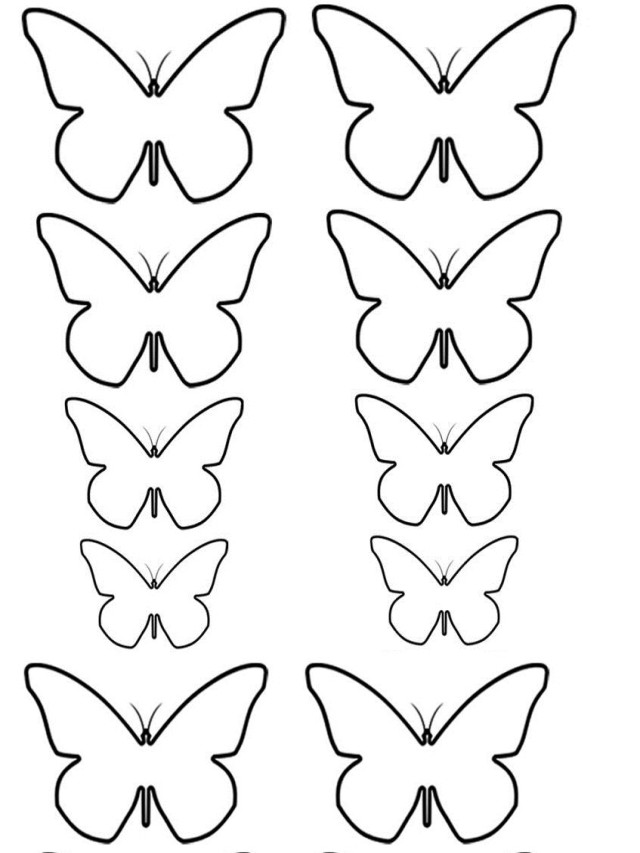 Lista 98+ Foto plantillas mariposas para imprimir y recortar El último