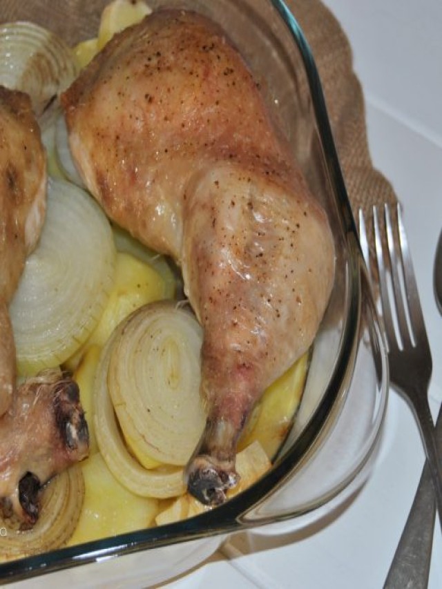 Lista 91+ Foto pollo al horno con patatas cebolla y vino blanco Cena hermosa