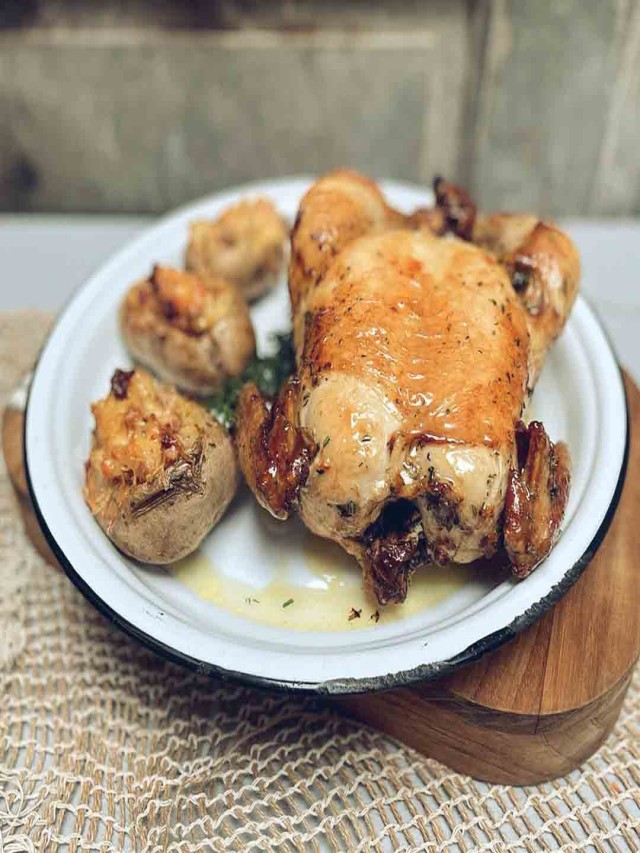 Lista 104+ Foto pollo relleno al horno con papas Actualizar